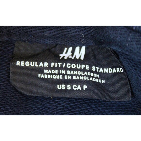 2 Sports Hoodies sz S H&M Blue Nike Grey Just Do It Casual Running Pockets - Picture 7 of 15